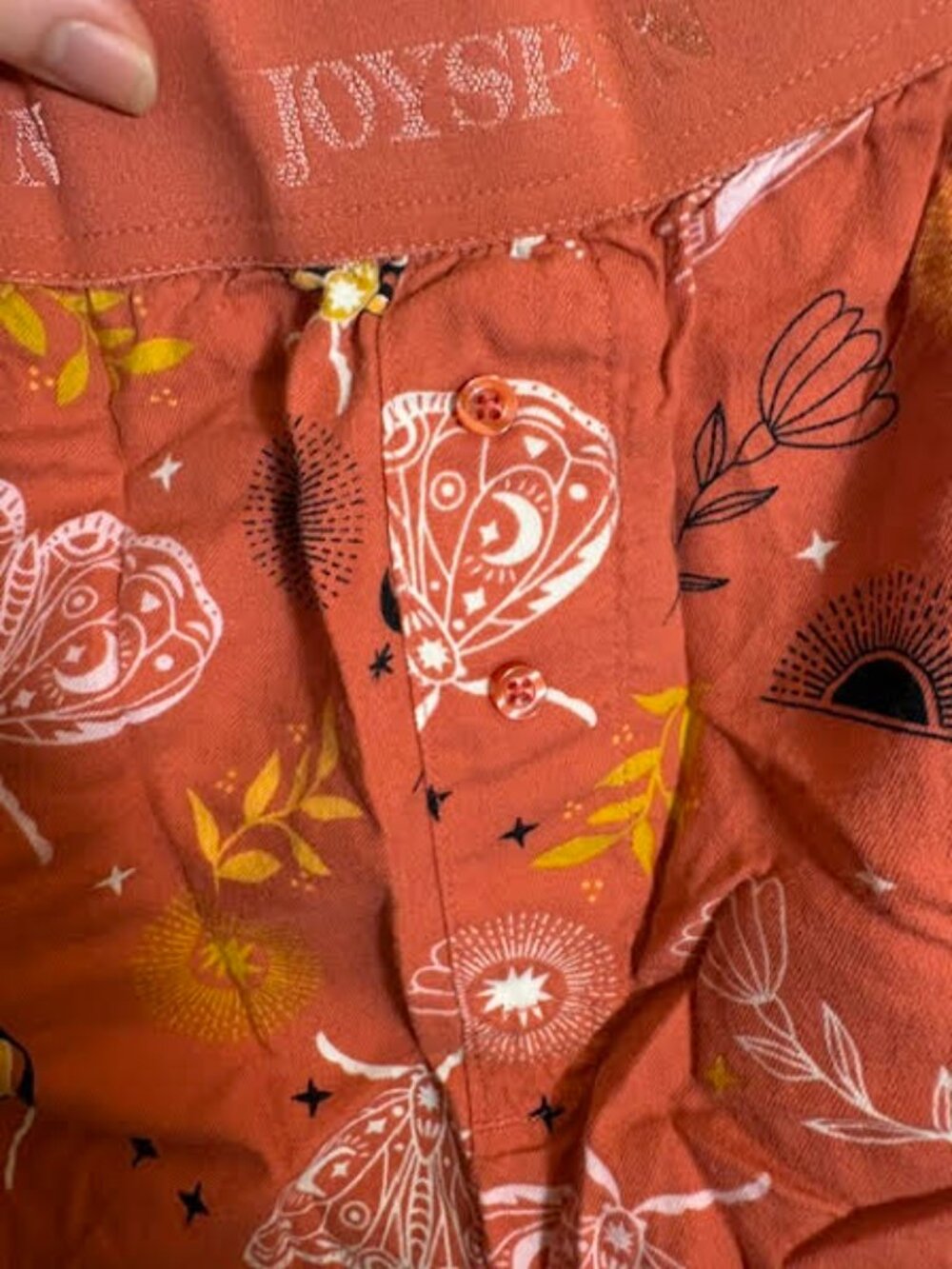 Butterfly Graphic Pajama Set - Picture 7 of 8